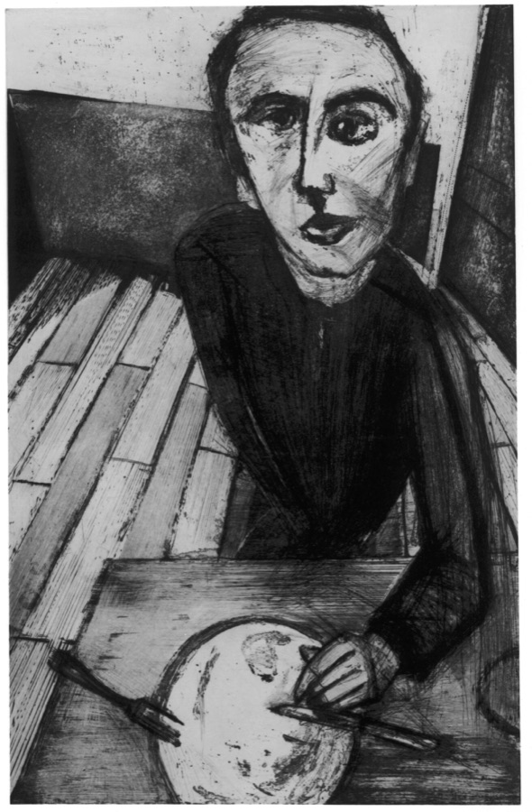 Corinne I, 1983, eau-forte et pointe sèche, 110 x 70 cm
