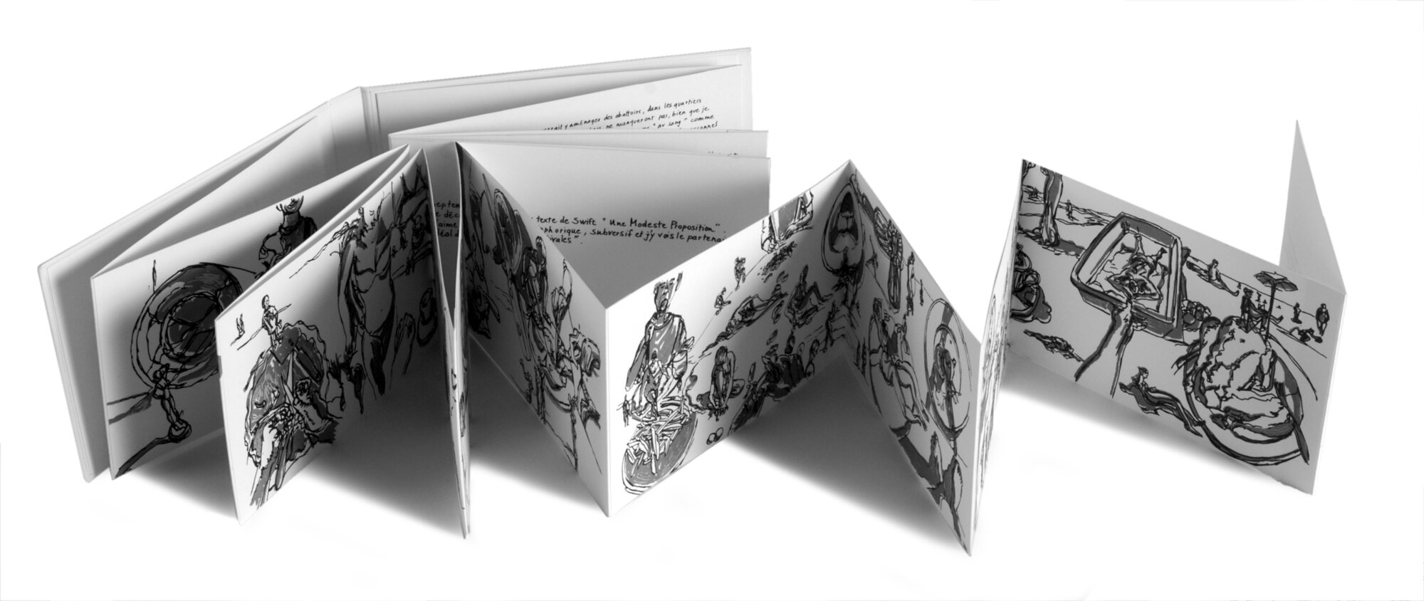 Recettes estivales, carnet sérigraphié, 2005, 12 x 20 cm