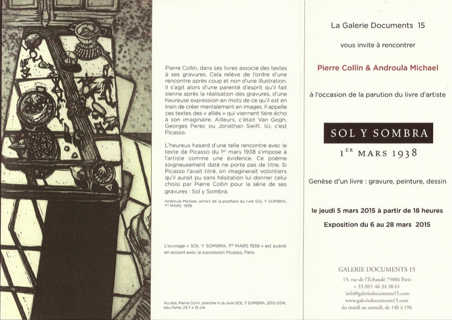 invitation Sol y sombra galerie Documents 15